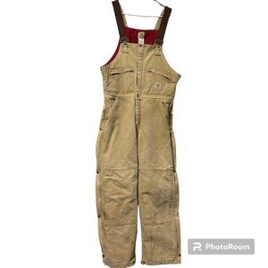Carhartt VTG Union Made in USA Overalls Men's 42 REG? Work Wear Chore Barn